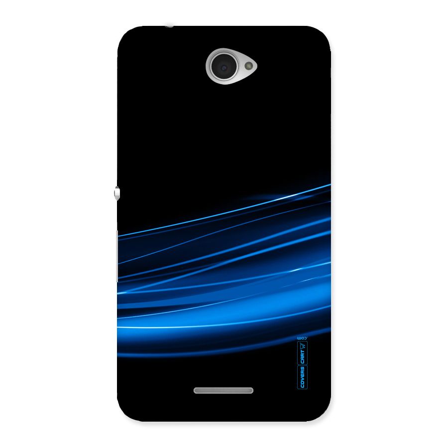 Blue Flow Back Case for Sony Xperia E4