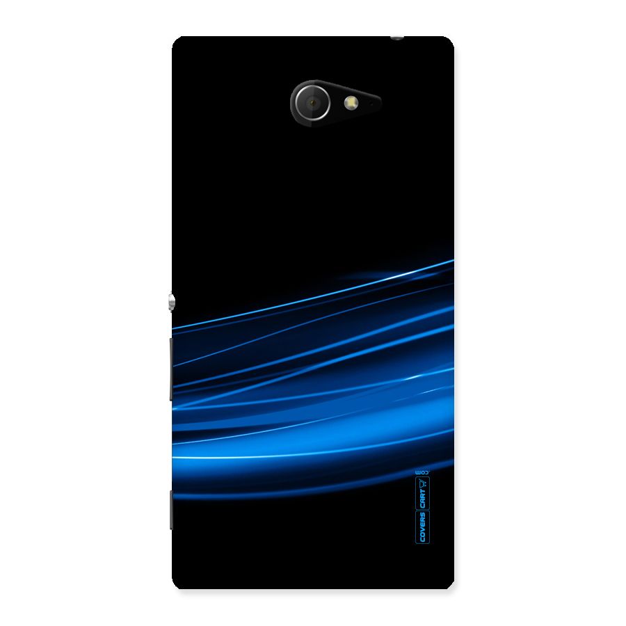 Blue Flow Back Case for Sony Xperia M2
