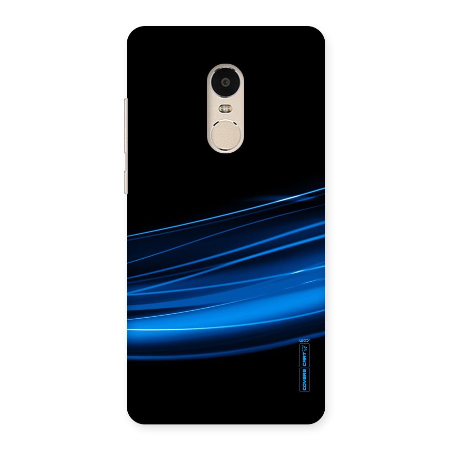 Blue Flow Back Case for Xiaomi Redmi Note 4