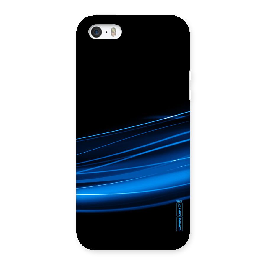 Blue Flow Back Case for iPhone SE