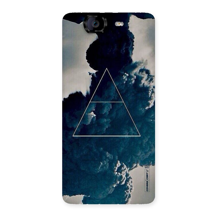 Blue Hue Smoke Back Case for Canvas Knight A350