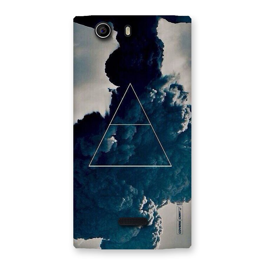 Blue Hue Smoke Back Case for Canvas Nitro 2 E311