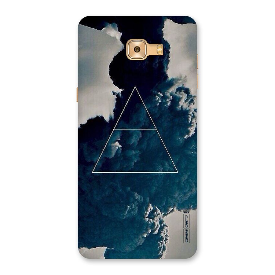 Blue Hue Smoke Back Case for Galaxy C9 Pro