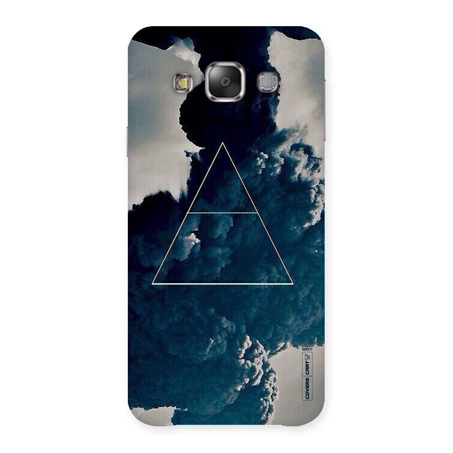 Blue Hue Smoke Back Case for Galaxy E7