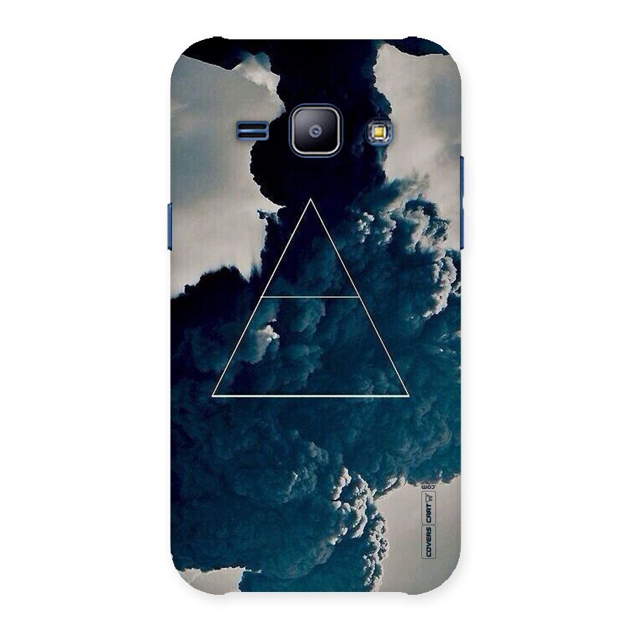 Blue Hue Smoke Back Case for Galaxy J1