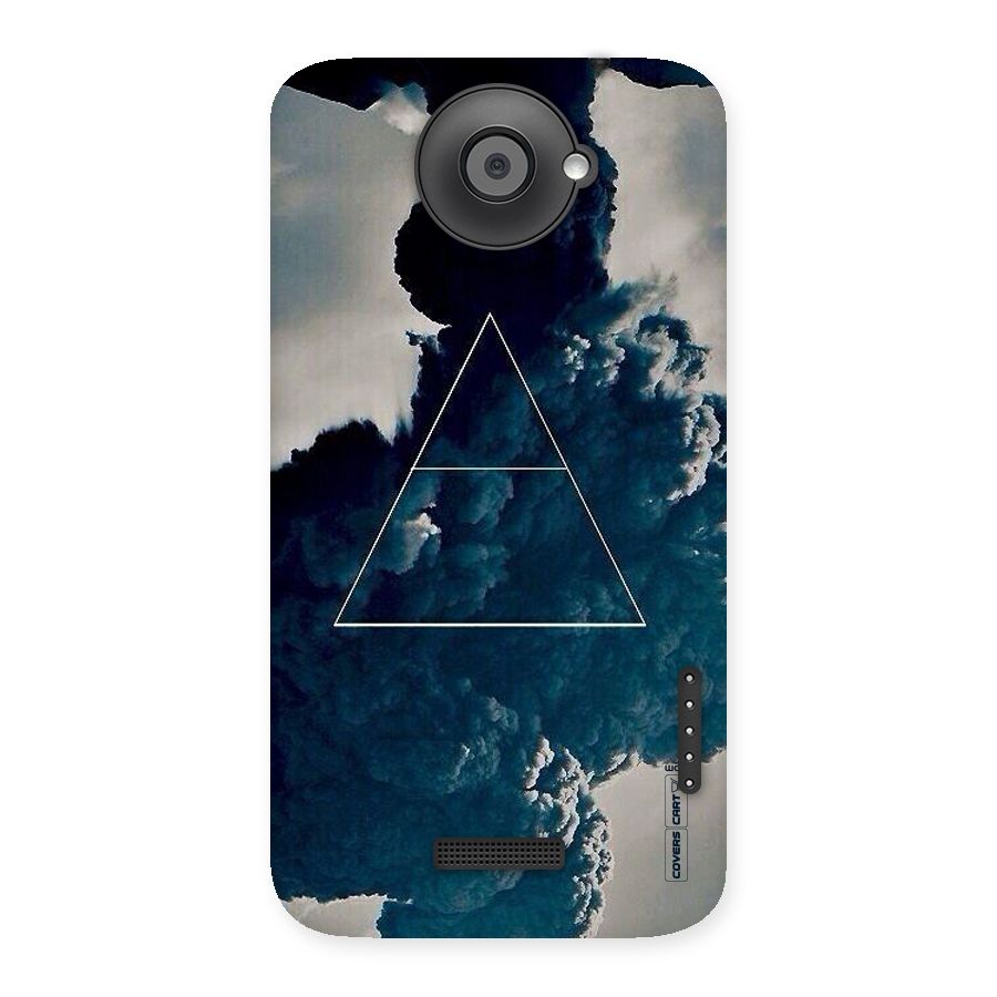Blue Hue Smoke Back Case for HTC One X