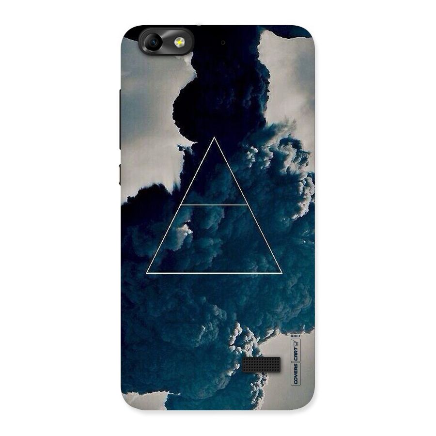 Blue Hue Smoke Back Case for Honor 4C
