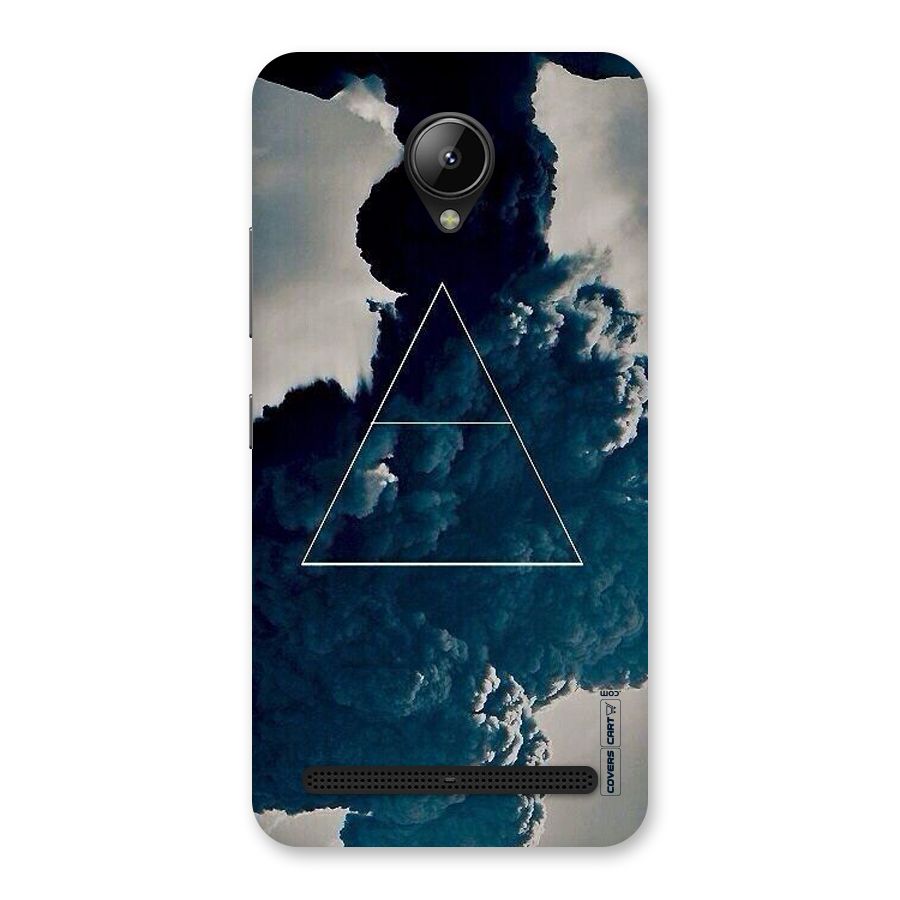 Blue Hue Smoke Back Case for Lenovo C2