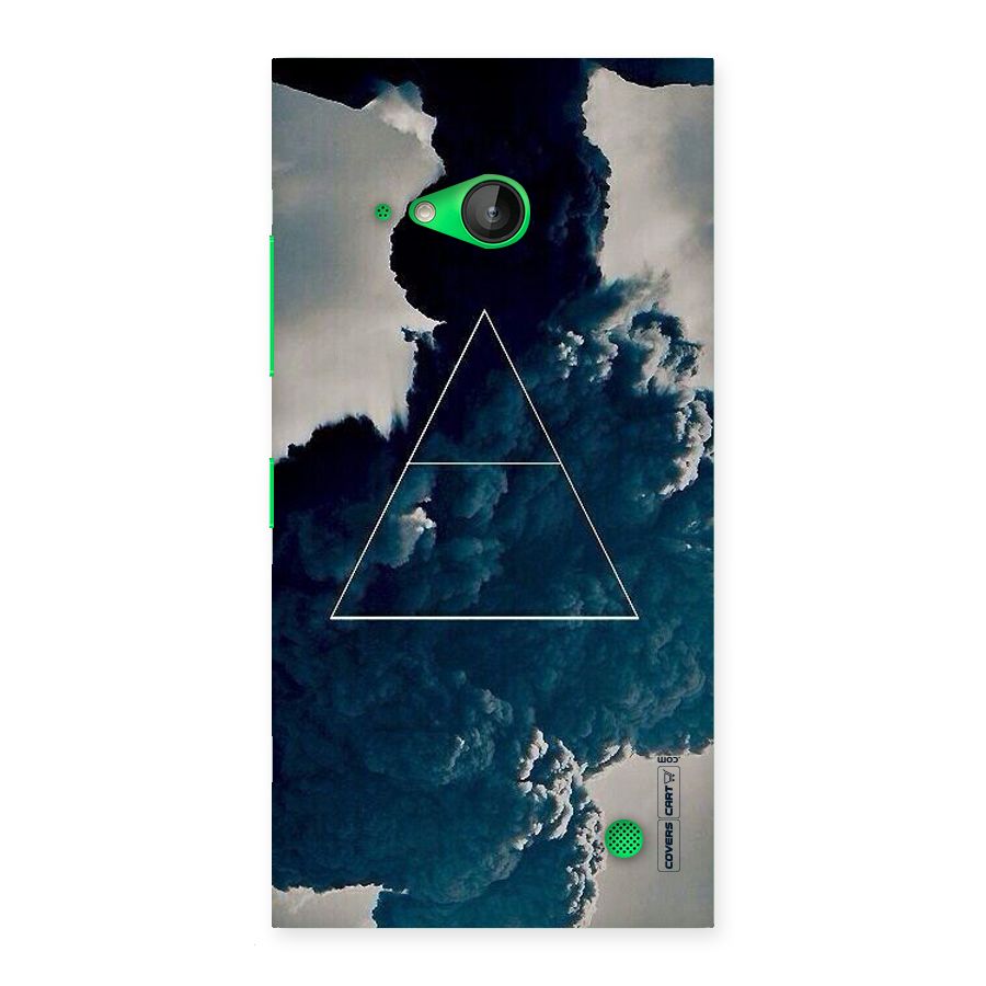 Blue Hue Smoke Back Case for Lumia 730
