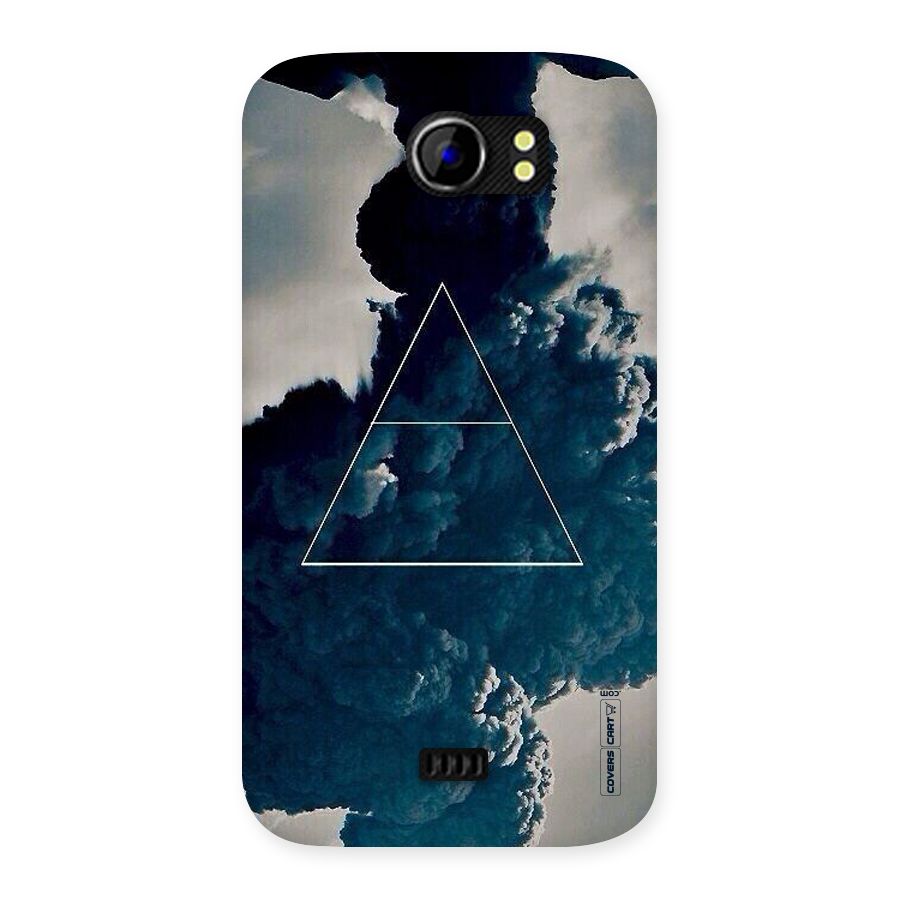 Blue Hue Smoke Back Case for Micromax Canvas 2 A110