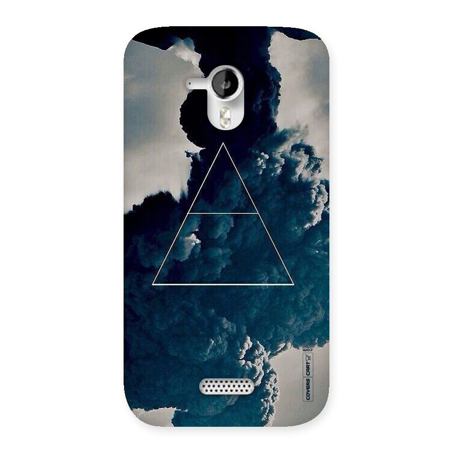 Blue Hue Smoke Back Case for Micromax Canvas HD A116