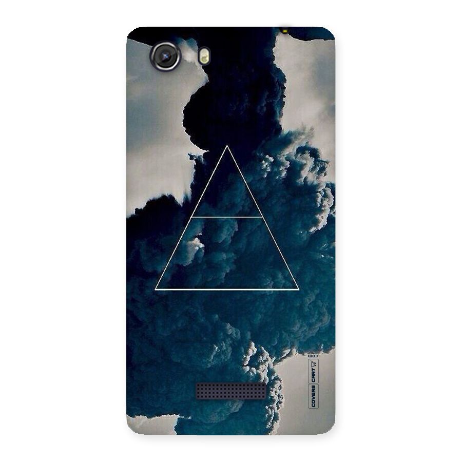 Blue Hue Smoke Back Case for Micromax Unite 3