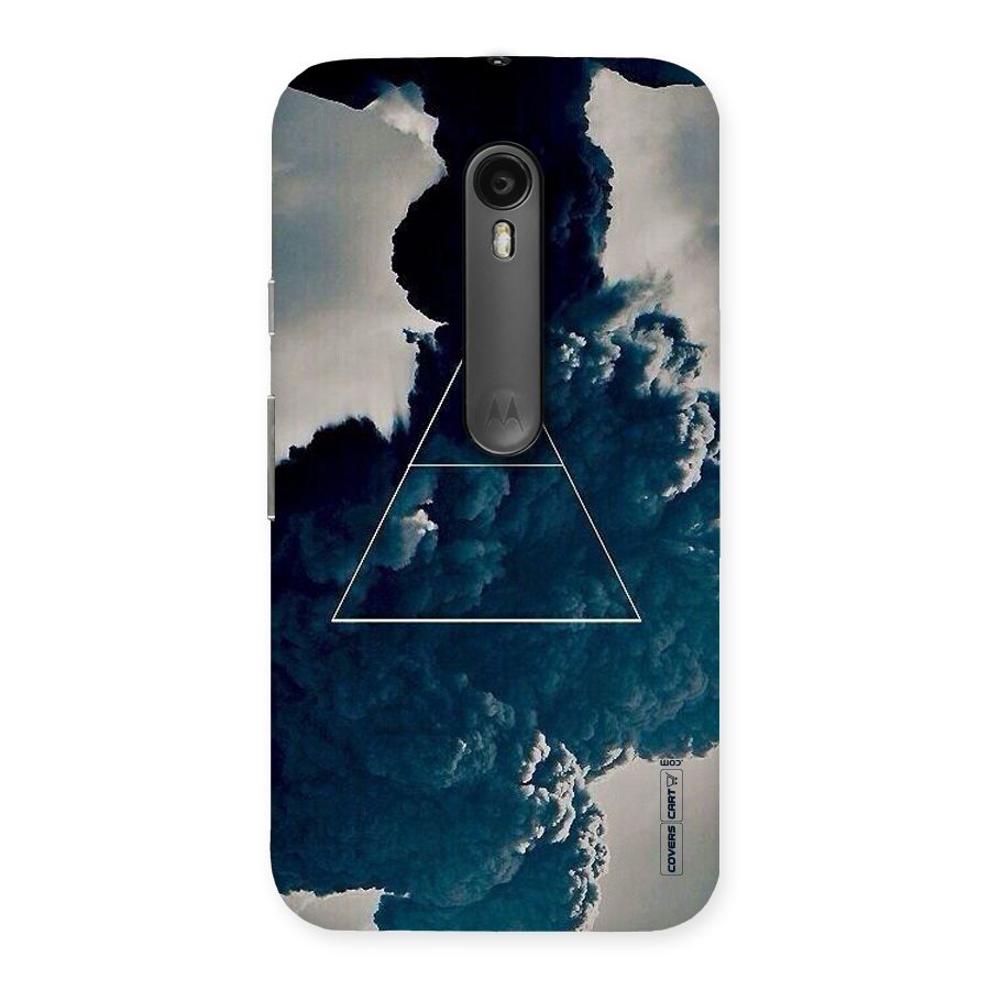 Blue Hue Smoke Back Case for Moto G Turbo
