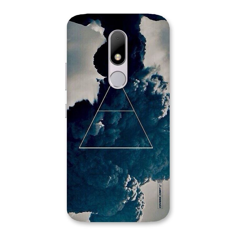 Blue Hue Smoke Back Case for Moto M