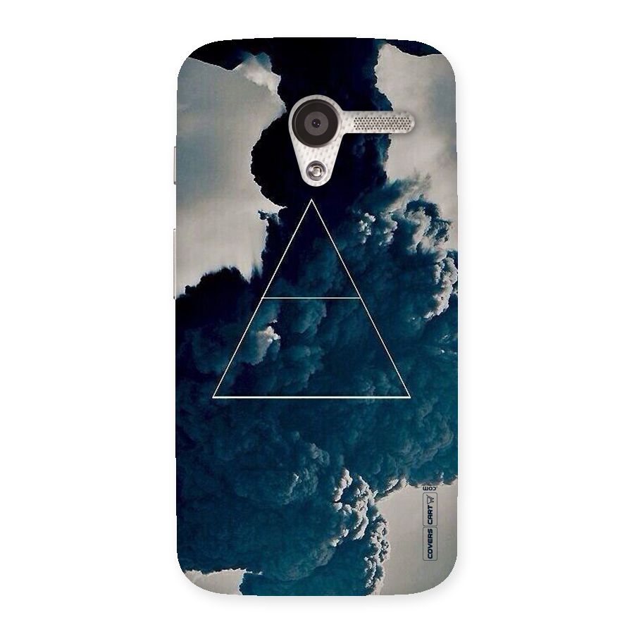 Blue Hue Smoke Back Case for Moto X