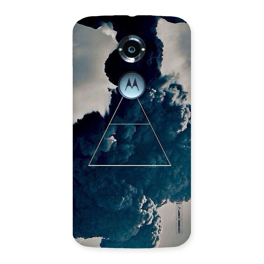 Blue Hue Smoke Back Case for Moto X 2nd Gen
