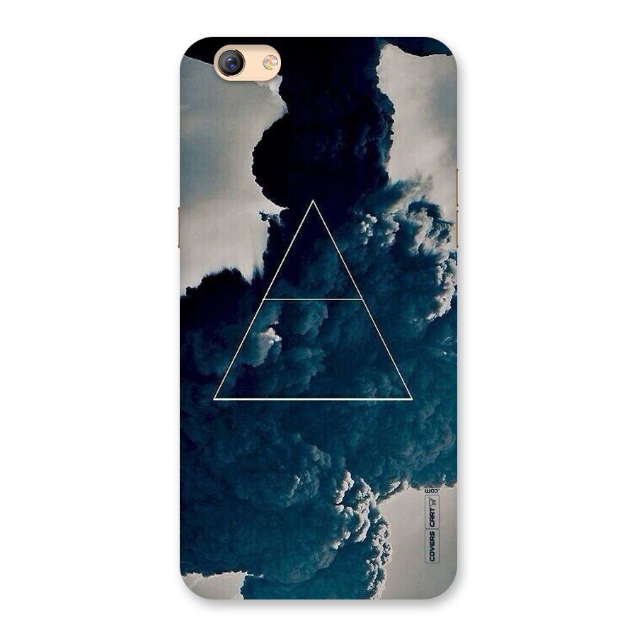 Blue Hue Smoke Back Case for Oppo F3 Plus