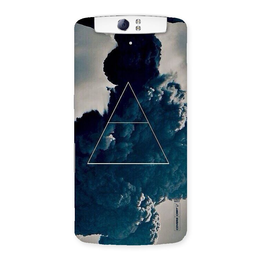 Blue Hue Smoke Back Case for Oppo N1