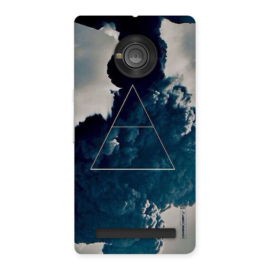 Blue Hue Smoke Back Case for Yu Yuphoria