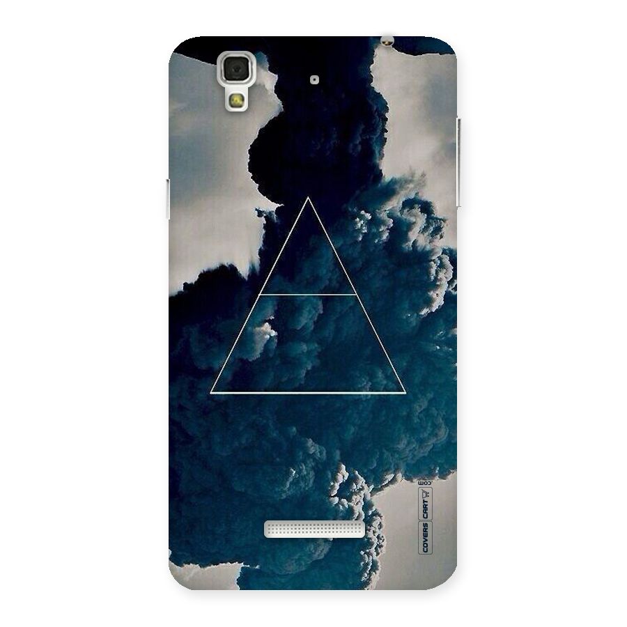 Blue Hue Smoke Back Case for Yu Yureka