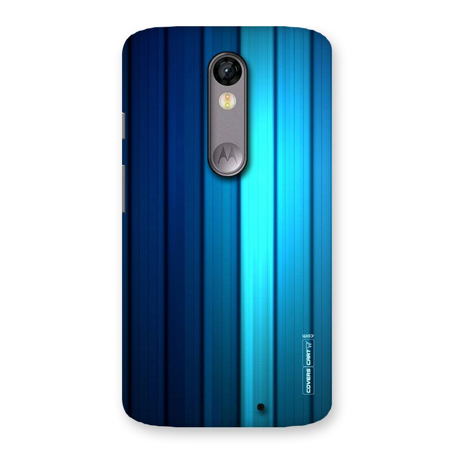 Blue Hues Back Case for Moto X Force