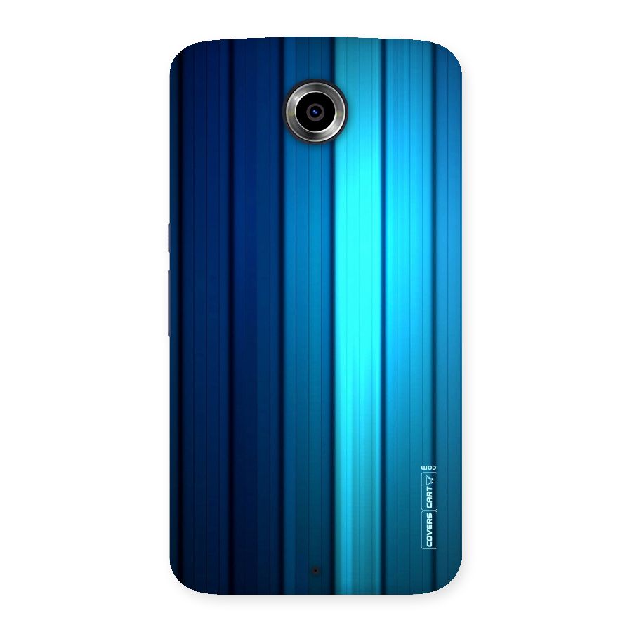 Blue Hues Back Case for Nexsus 6