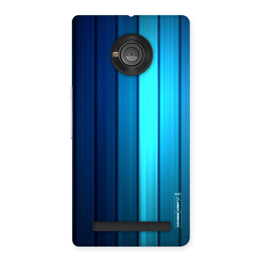 Blue Hues Back Case for Yu Yunique