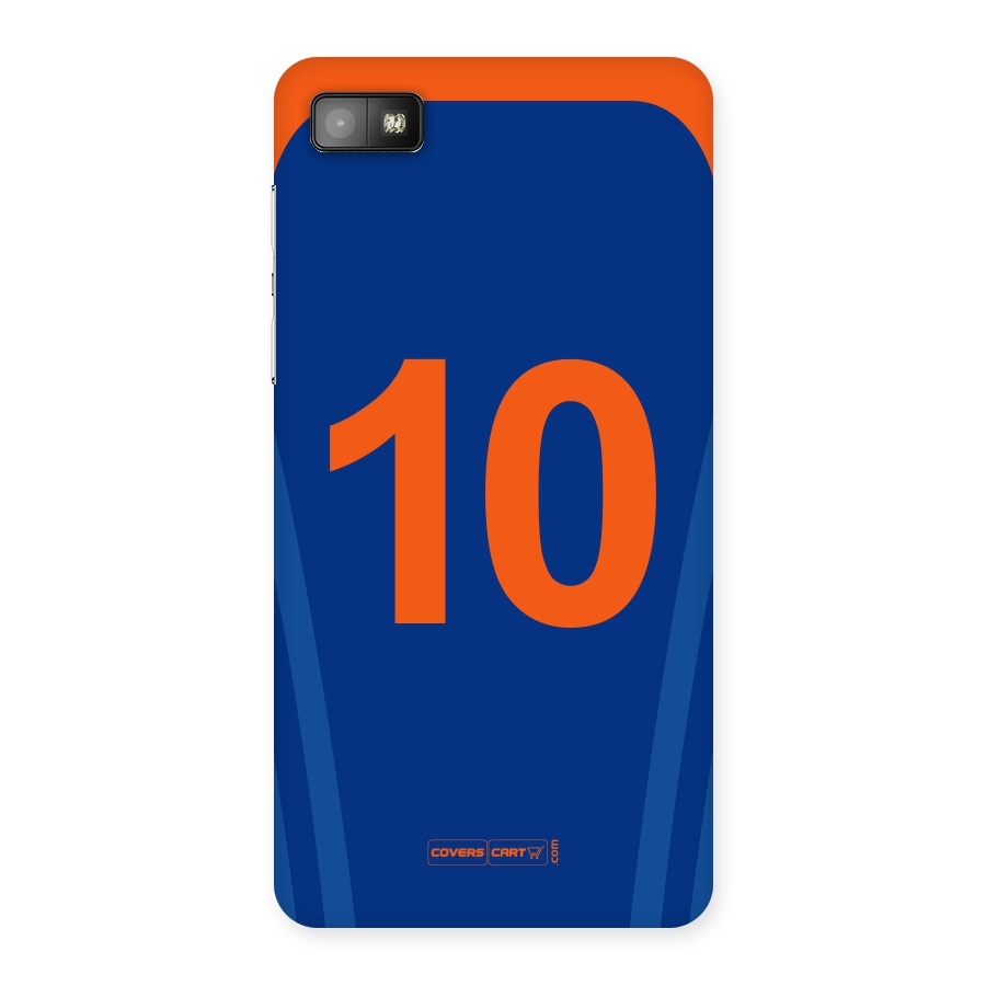 Blue Jersey Back Case for Blackberry Z10