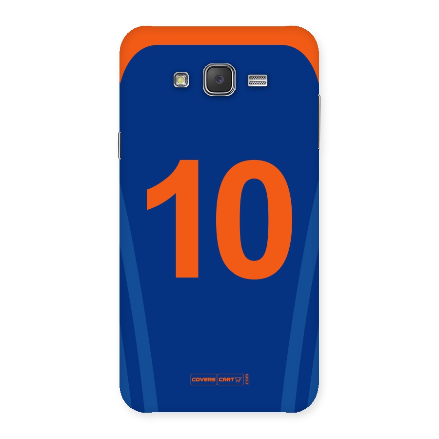 Blue Jersey Back Case for Galaxy J7