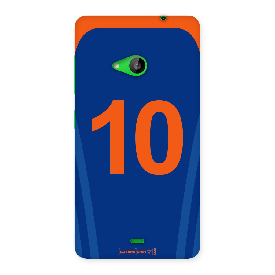 Blue Jersey Back Case for Lumia 535