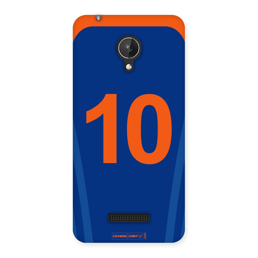 Blue Jersey Back Case for Micromax Canvas Spark Q380