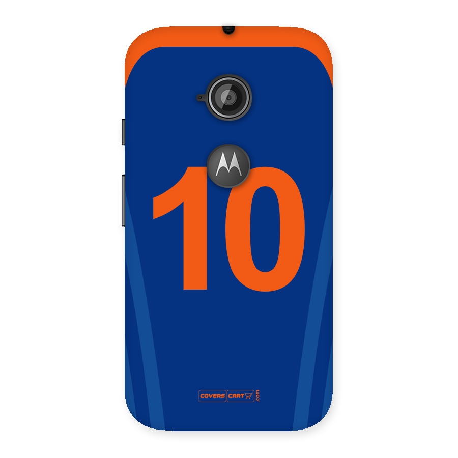 Blue Jersey Back Case for Moto E 2nd Gen