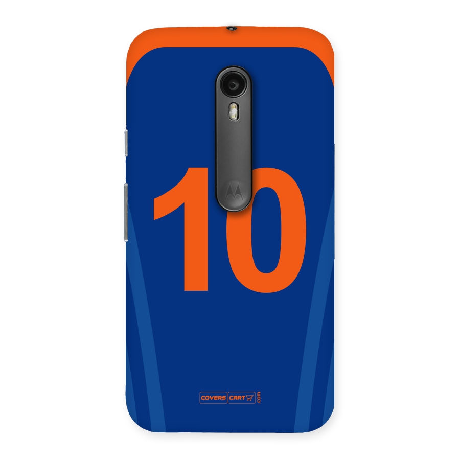 Blue Jersey Back Case for Moto G Turbo