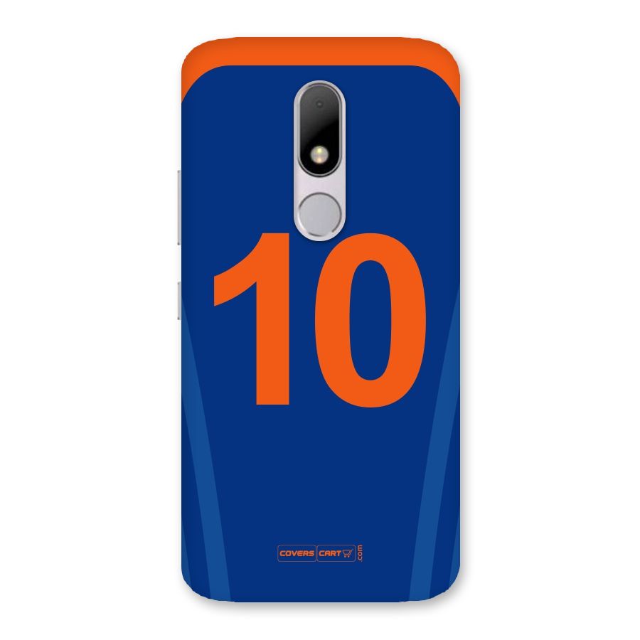 Blue Jersey Back Case for Moto M