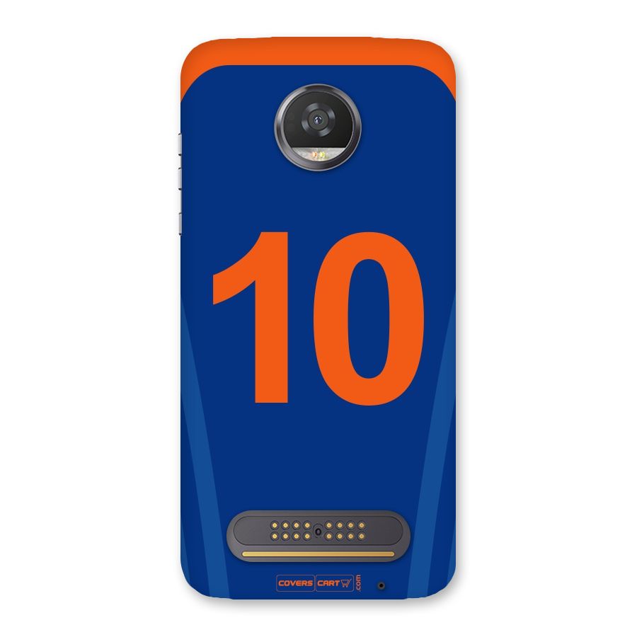 Blue Jersey Back Case for Moto Z2 Play