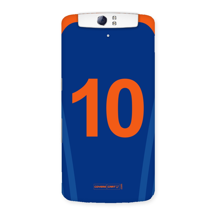 Blue Jersey Back Case for Oppo N1