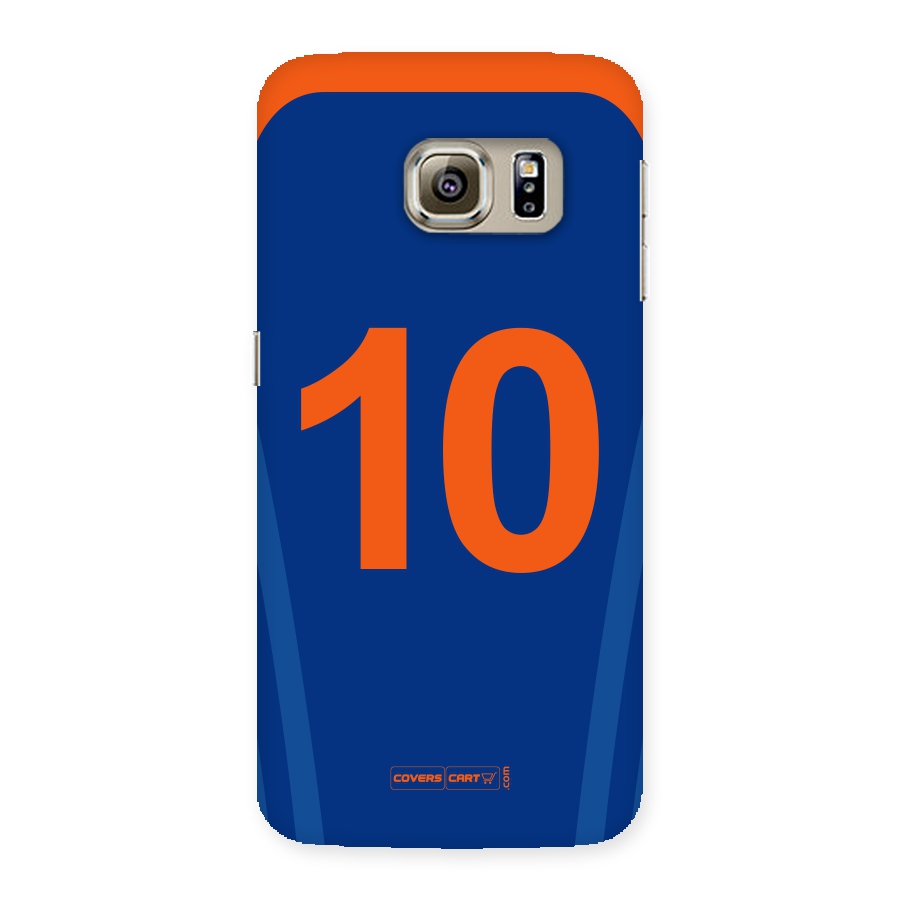 Blue Jersey Back Case for Samsung Galaxy S6 Edge