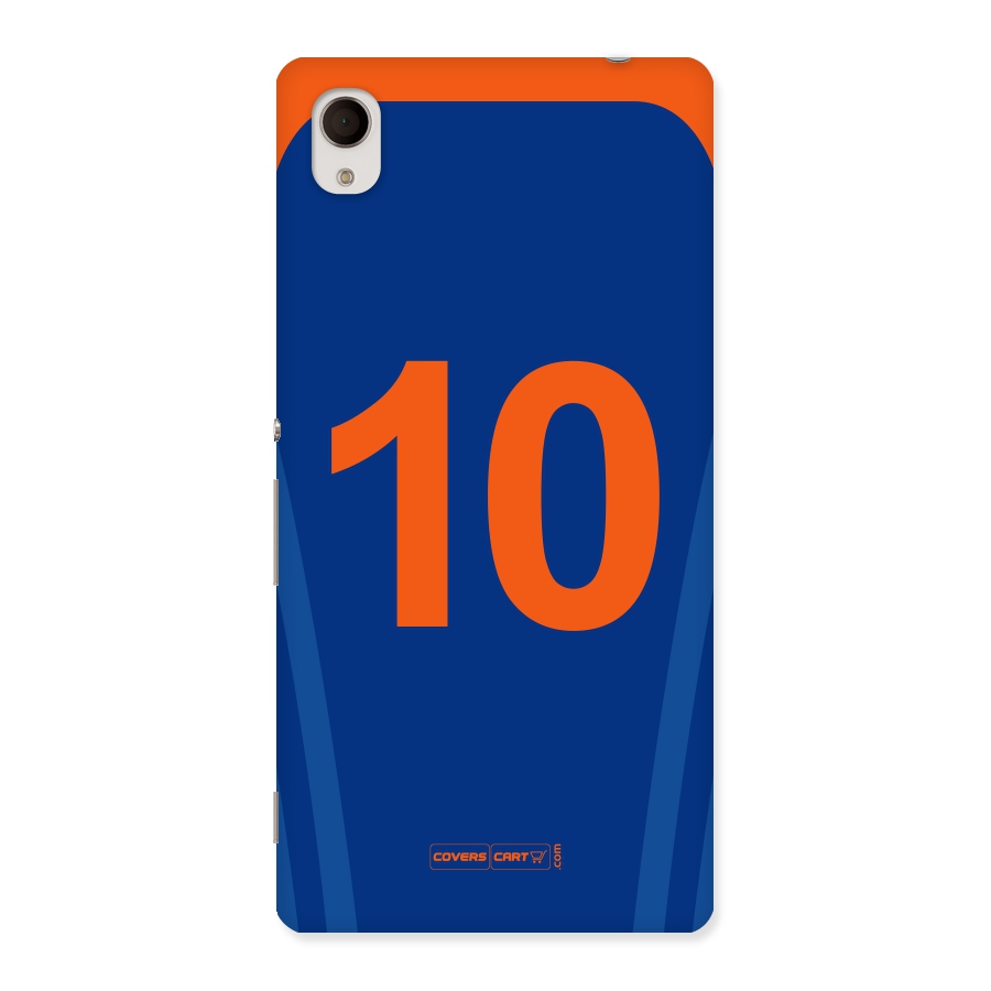 Blue Jersey Back Case for Sony Xperia M4