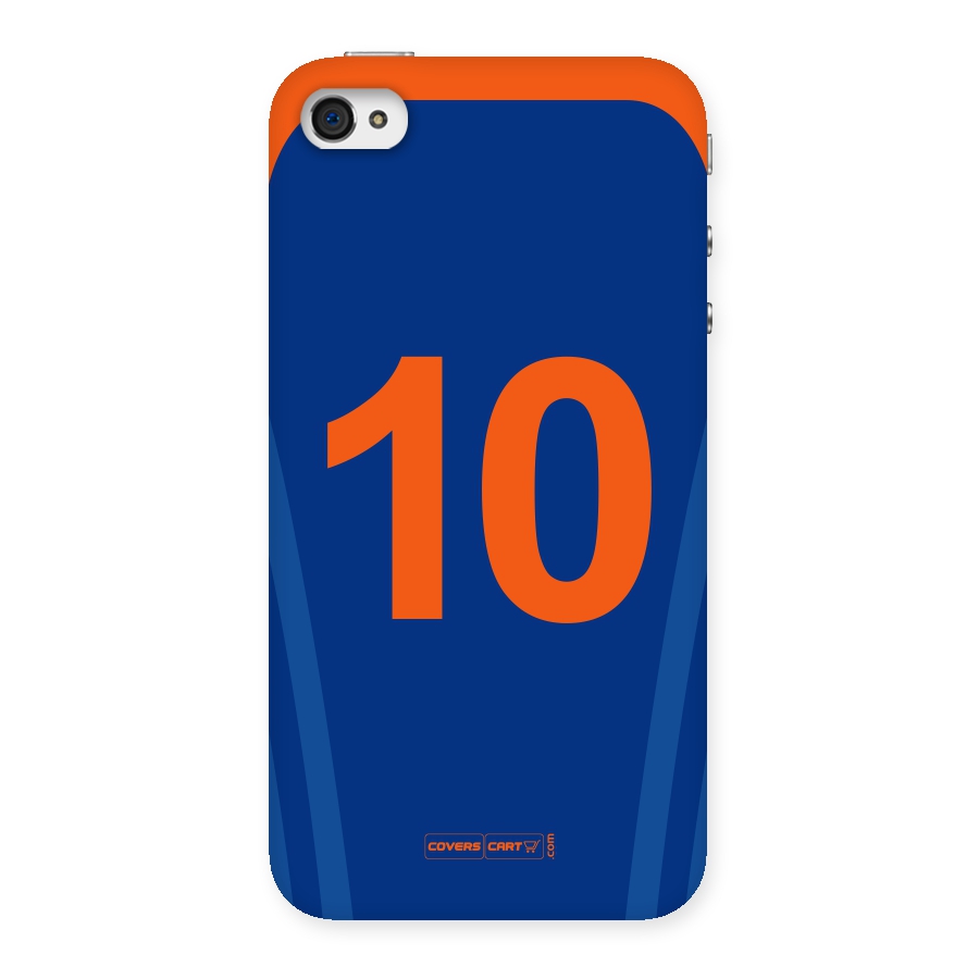 Blue Jersey Back Case for iPhone 4 4s