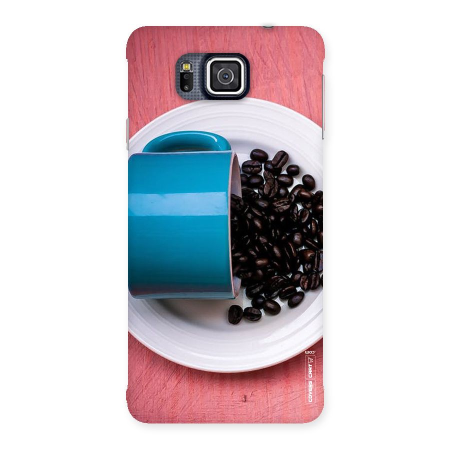 Blue Mug And Beans Back Case for Galaxy Alpha