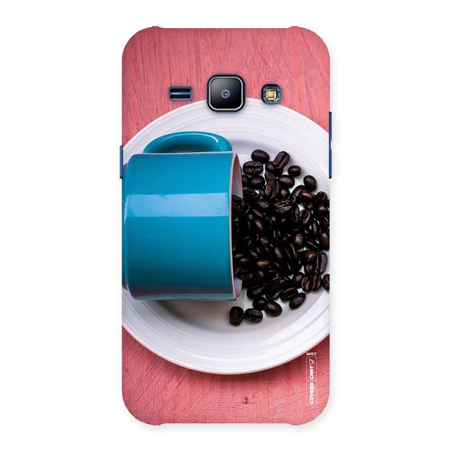 Blue Mug And Beans Back Case for Galaxy J1