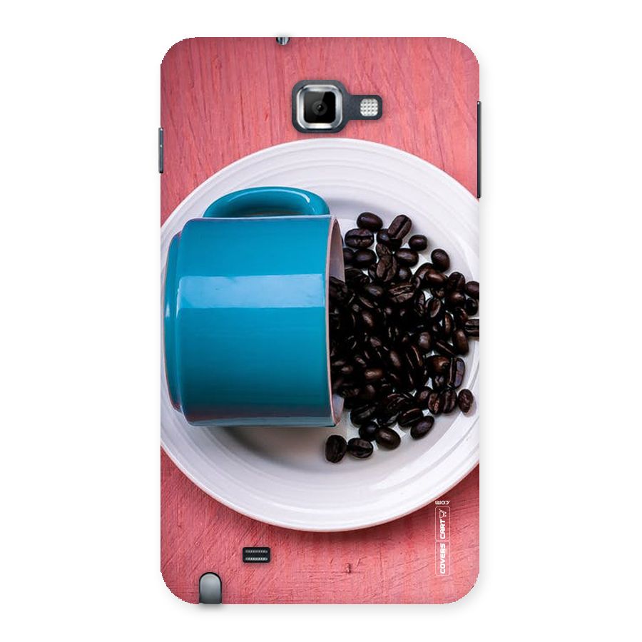 Blue Mug And Beans Back Case for Galaxy Note