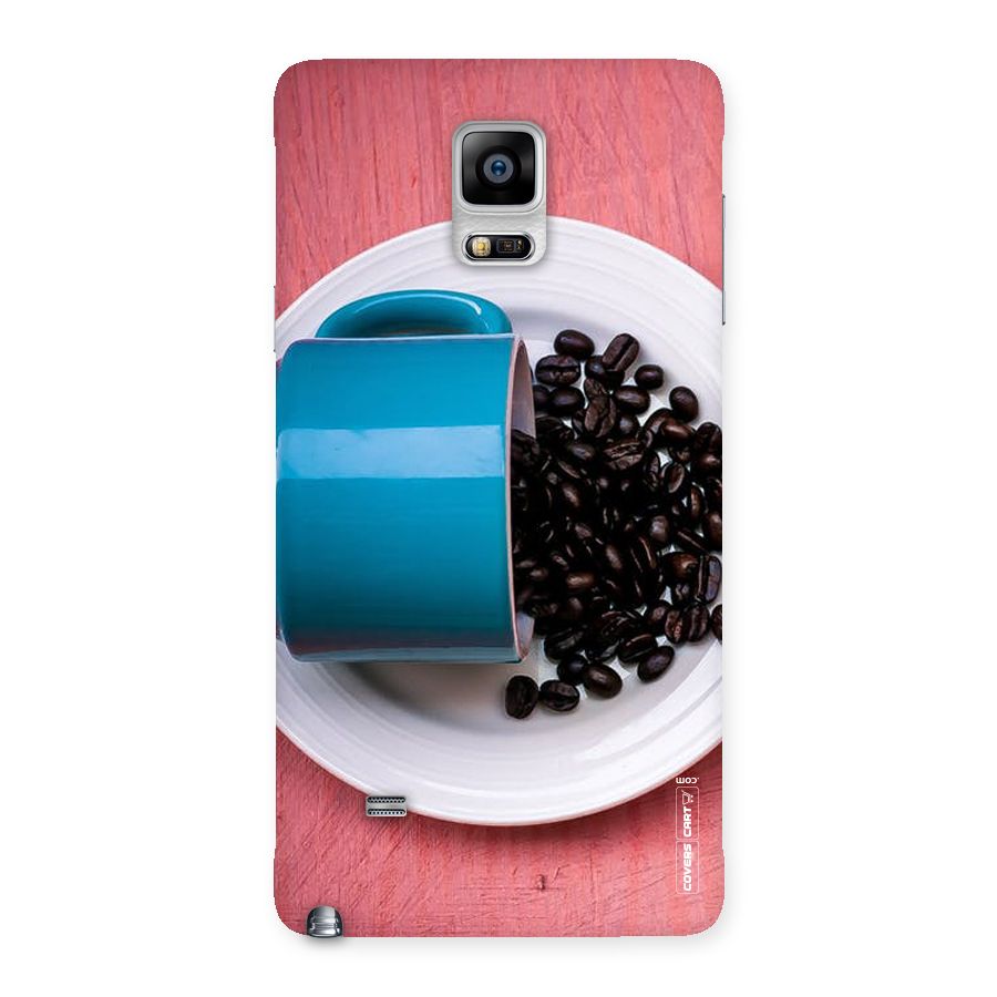 Blue Mug And Beans Back Case for Galaxy Note 4