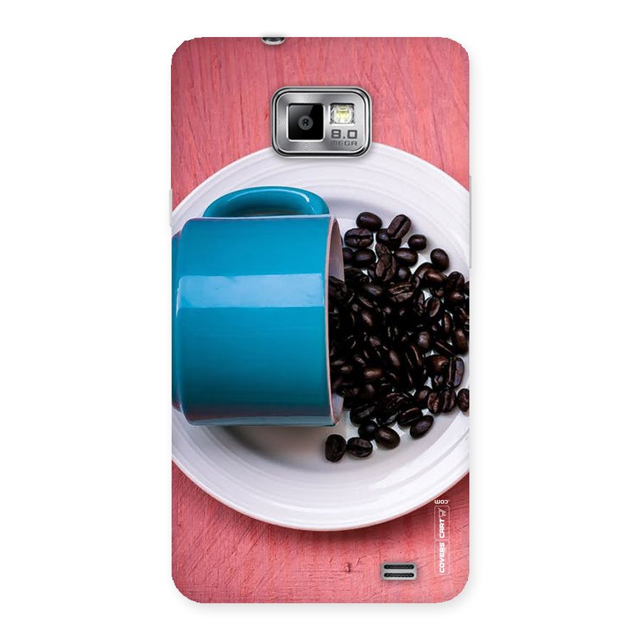 Blue Mug And Beans Back Case for Galaxy S2