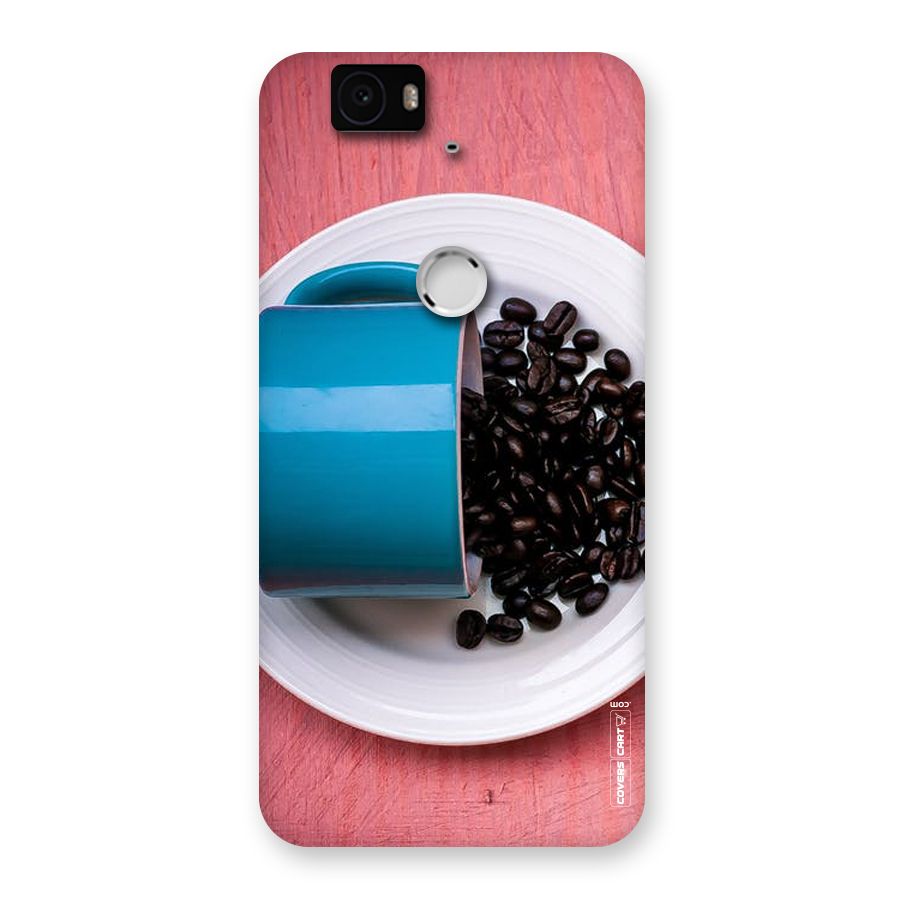 Blue Mug And Beans Back Case for Google Nexus-6P