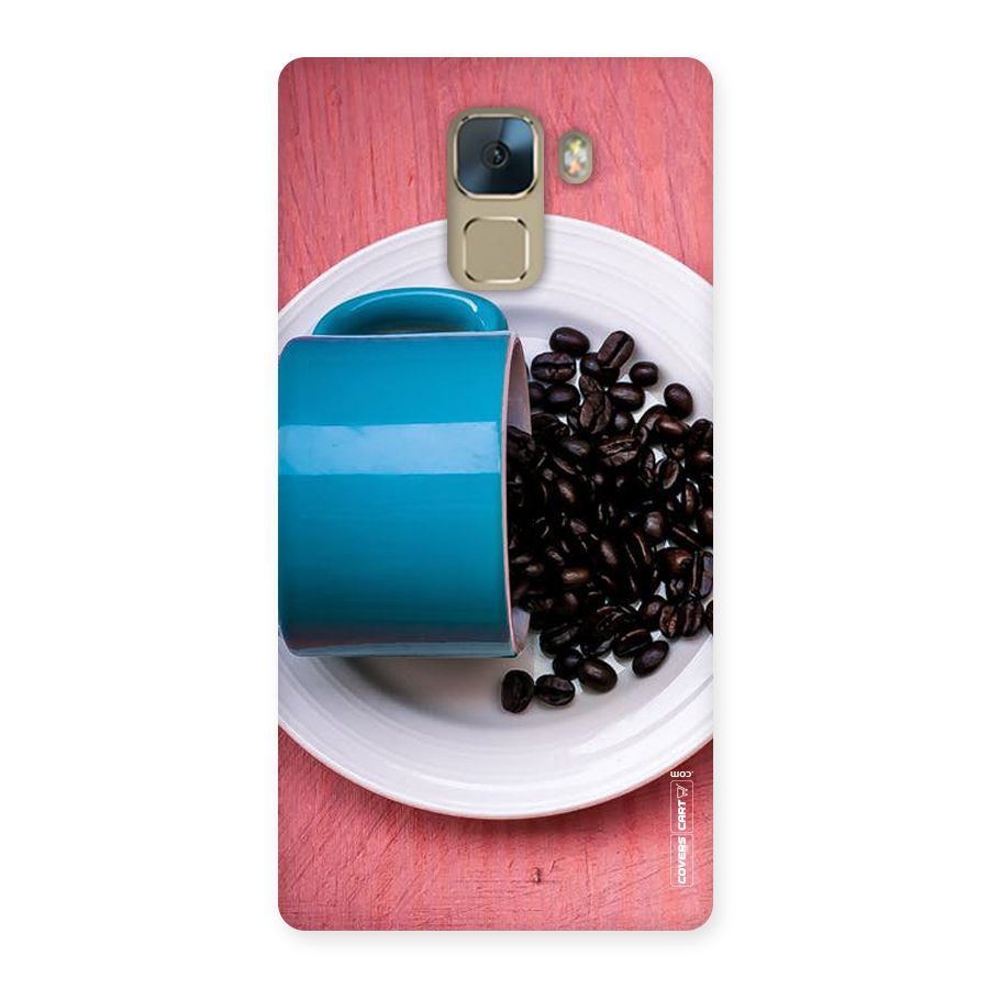 Blue Mug And Beans Back Case for Huawei Honor 7