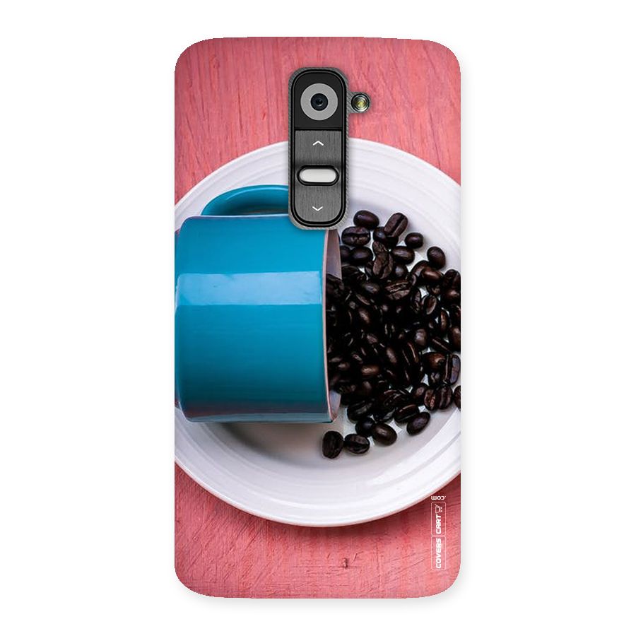 Blue Mug And Beans Back Case for LG G2