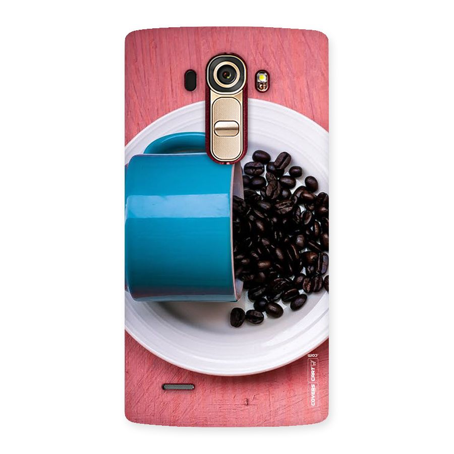 Blue Mug And Beans Back Case for LG G4