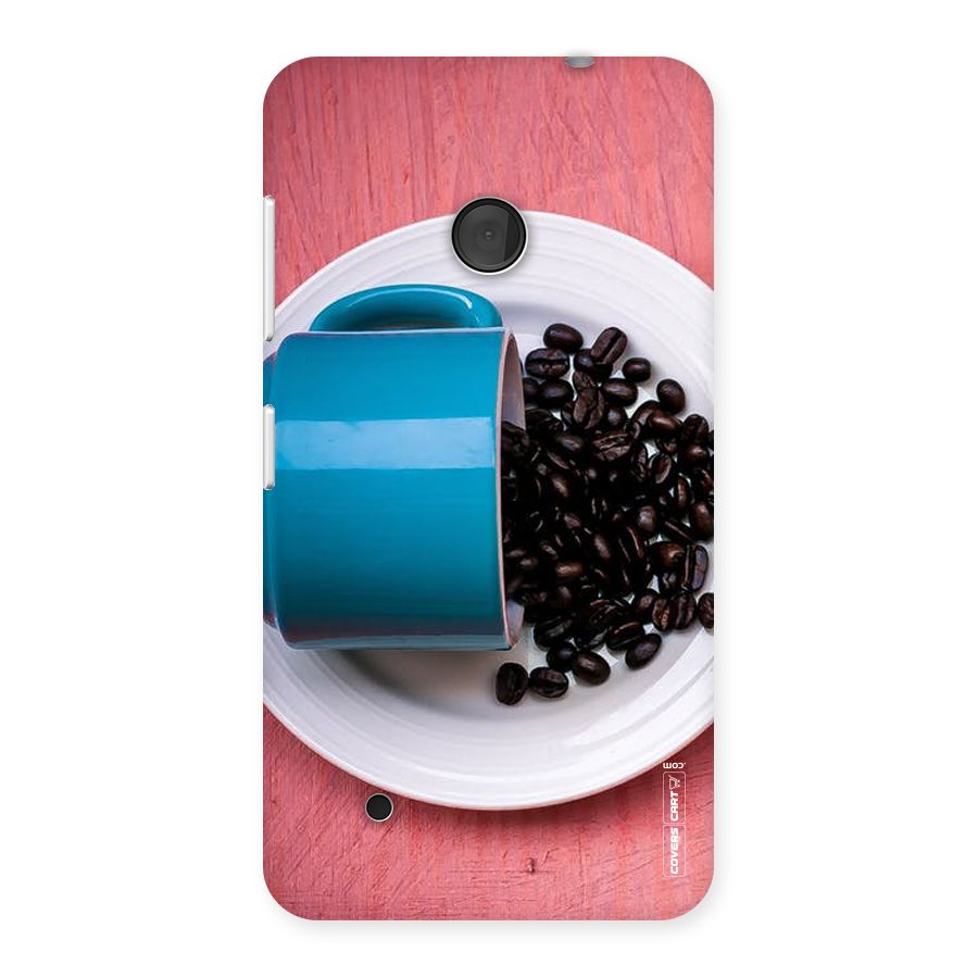 Blue Mug And Beans Back Case for Lumia 530