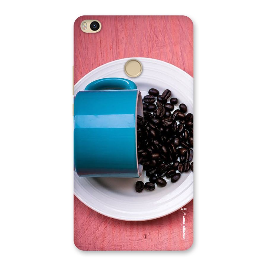 Blue Mug And Beans Back Case for Mi Max 2